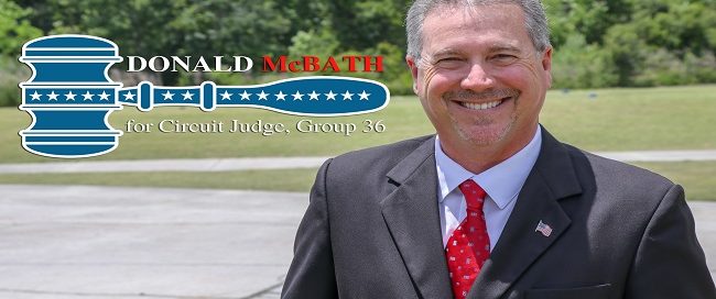 Homophobic Judicial Candidate Donald McBath, Gays Are Damned