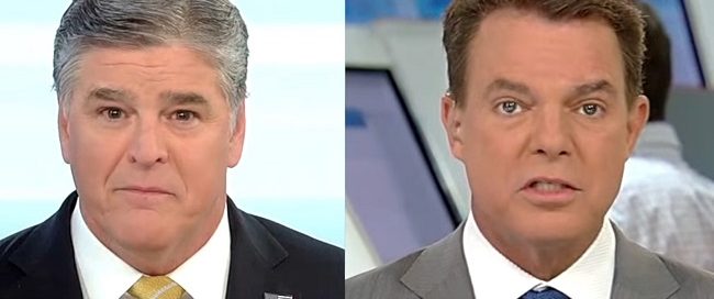 Sean Hannity and Shep Smith