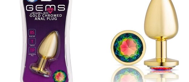 Cloud 9 Gems Gold Anal Plug