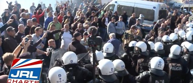 Tear Gas Used On Right Wing Protesters at Gay Pride March
