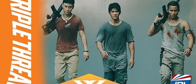 Triple Threat (2019) - Official Theatrical Poster - Well Go USA Entertainment