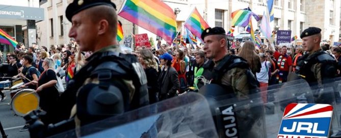 Bosnian's March In First Pride Parade Under Police Protection