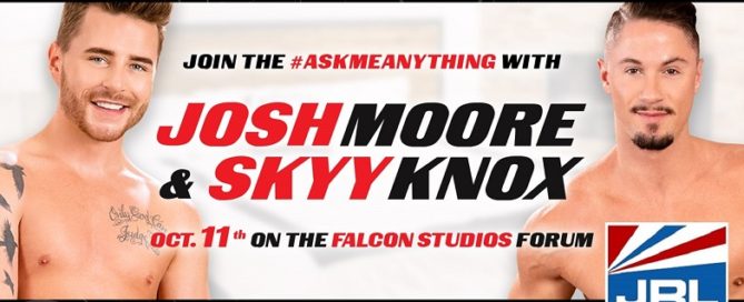 Gay Porn - Falcon Studios Skyy Knox, Josh Moore Set AMA Q&A for Oct.1