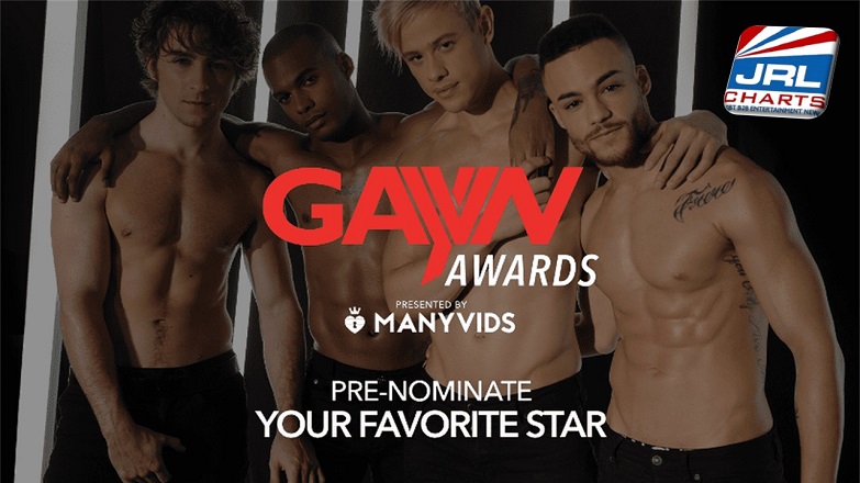 New Gay Porn Stars - GayVN Awards 2020 Gay Porn Stars Pre-Noms Now Open - JRL CHARTS