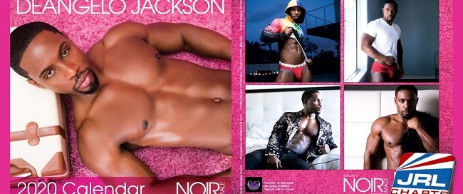 gay porn stars - Noir Male Star DeAngelo Jackson 2020 Calendar