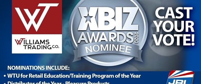 e-Learning courses - Williams Trading Co. scores with 3 XBIZ Awards Nominations