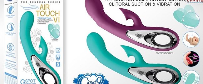 women toys - Cloud 9 Novelties-Tri-Function Come-Hither Air Touch VI