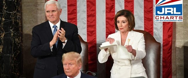 Nancy Pelosi Tear Up Trump’s Dirty SOTU Speech