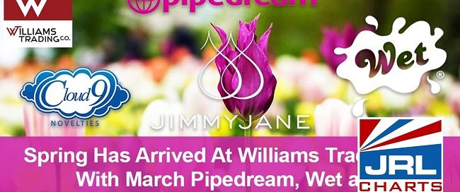 Williams Trading Co. Spring Sale - Pipedream, Wet and Cloud 9 Novelties Announced