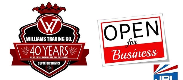 Williams Trading Co. Announce Soft Opening Plan for Next Week
