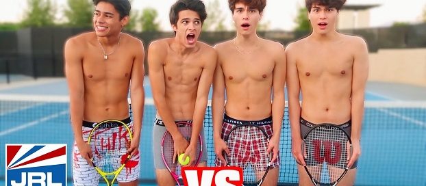 Andrew Davila' 'Extreme Strip Tennis with Brent Rivera & Stokes Twinks gens' 850K within 2 Hrs