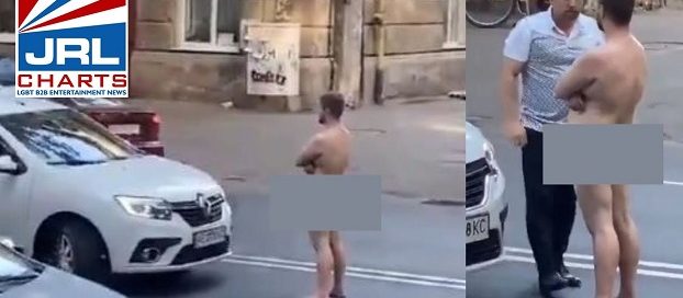 Butt Naked Man Blocking Traffic Gets Knocked Out-2020-08-08-jrl-charts-Europe