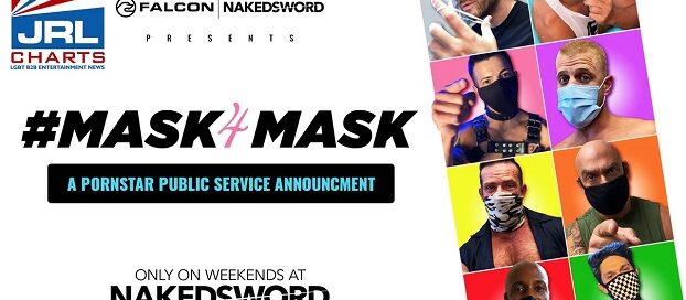 Falcon-NakedSword Unveils-Labor Day-Weekend PSA Mask4Mask-jrl-charts-headline-news