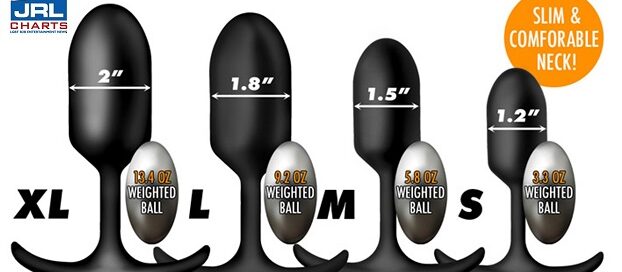 XR Brands Introduces 'Heavy Hitters' Anal Plugs-2020-10-26-jrl-charts