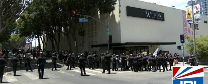 Protestors Brawl in Los Angeles Over Transgender Woman Disrobing in Spa-2021-07-03-JRL-CHARTS