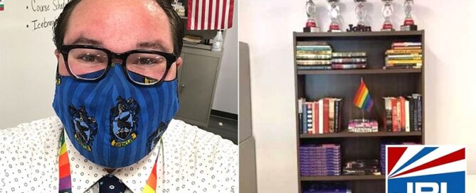 Teacher Resigns After Being Forced to Remove Pride Flag from bookshelf-2021-09-09-JRL-CHARTS