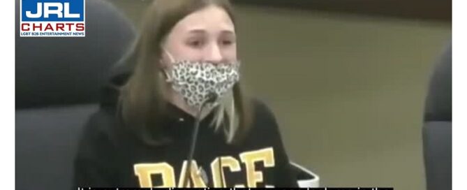 Lesbian Student Talks Bullying at School Board Meeting Heckled by Woman saying-This is Indoctrination-2021