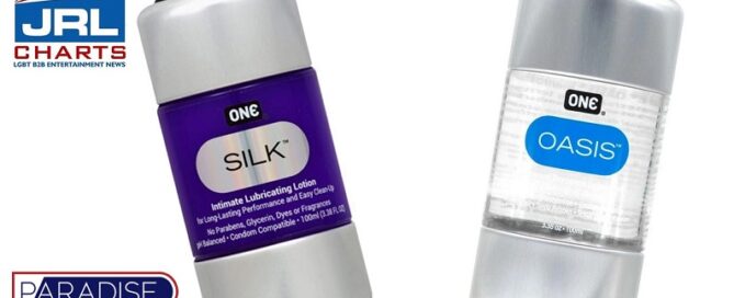 ONE Silk and One Oasis Silk Lubricant Now Available at Paradise Marketing-2021-JRL CHARTS