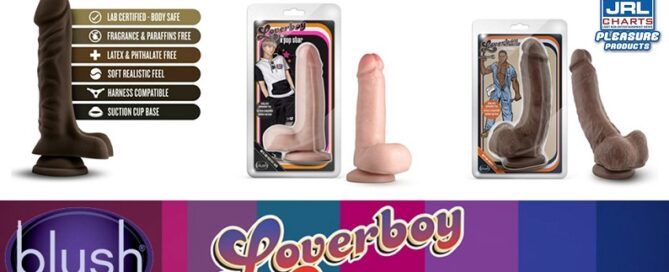 Blush Novelties-Expands-Loverboy-Dildos-Line-six-new-shapes-2022-JRL-CHARTS