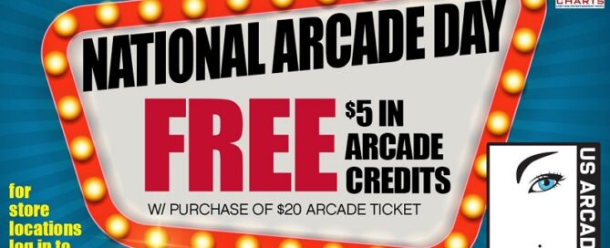 US Arcades-Declares-February 1st-National Arcade Day-2022-JRL-CHARTS