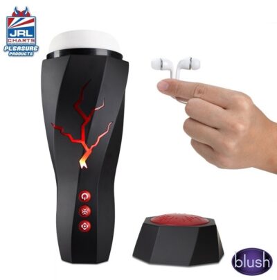 Blush M For Men Storm White- Vibrating Realistic Moaning Stroker-2022
