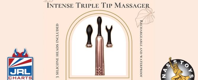 Nasstoys-Rose Gold-Intense Triple Tip Massager-2022-sex toys-jrl-charts