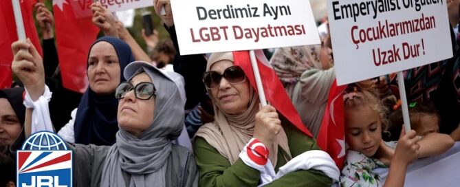 Anti-LGBTQ Hate Group Holds Rally in Istanbul Against Gay Rights-2022-jrlcharts