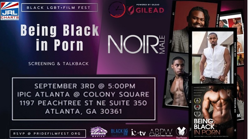 Being Black in Porn Documentary on screen at Atlanta Black Pride Weekend-2022-jrl-charts