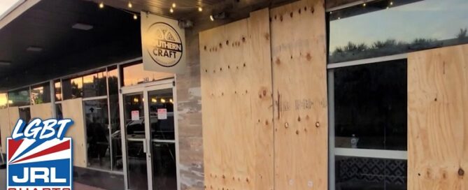 Homophobe Shatters Windows at Orlando LGBTQ Bars-LGBT News-jrlchartsdotcom