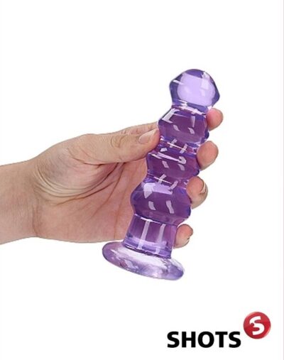 SHOTS Crystal Clear Curvy Dildo for Anal and Vaginal-jrl charts