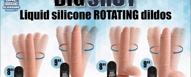 Curve Toys-BIG SHOT Liquid Silicone Rotating Dildos-are-Eye Popping-sex toys-jrl charts
