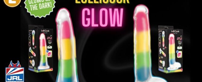Curve Toys LolliCock GLOW Rainbow Now Shipping at Eldorado-sex toys-jrl charts