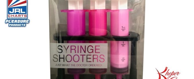 Kheper Inc-Launches New Pink Syringe Shooters Set-adult industry-jrl charts