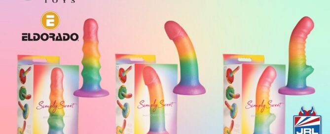 Eldorado Trading Company-now shipping-CURVE Toys-Rainbow Simply Sweet Dildos-jrl charts