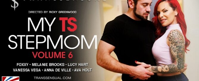 Trans Superstar FOXXY-My TS Stepmom 6 DVD-porn-Transsensual-Mile High Media-jrl charts