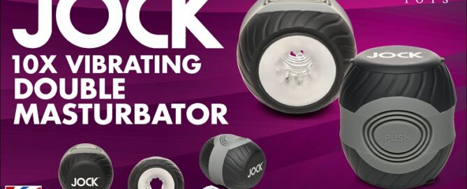 Jock 10X Vibrating Double Masturbator Scores Spotlight Pick