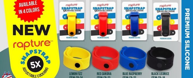 Rapture Novelties — Snap Straps Silicone Cockrings