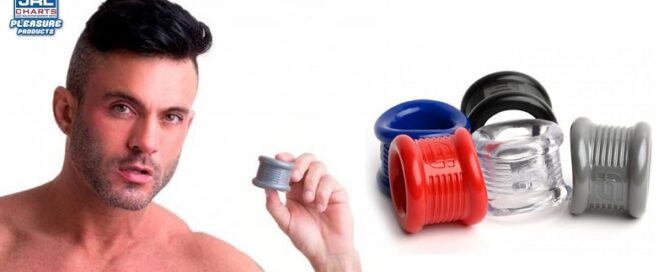 665-Leather-PowerPlay-Ball-Stretcher-by-Sport Fucker™-adult toys-JRL CHARTS