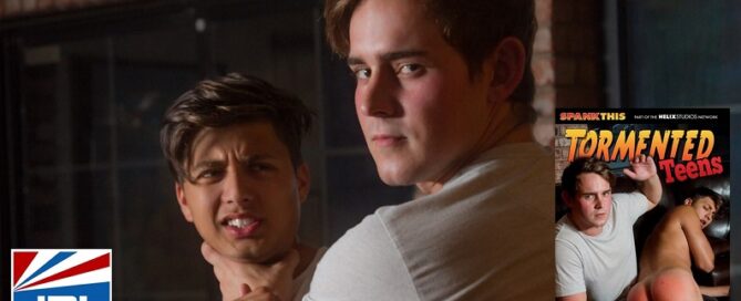 Angel Rivera-Josh Brady-Lead-gay-porn-spanking-cast-in-Tormented Teens