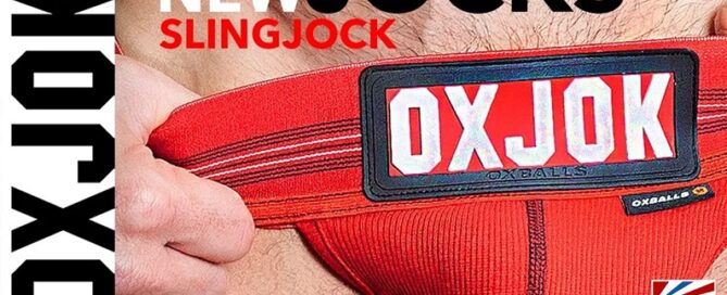 OXJOK™ Apparel-SLINGJOCK Red Hot Upthrust Slider-Jockstrap
