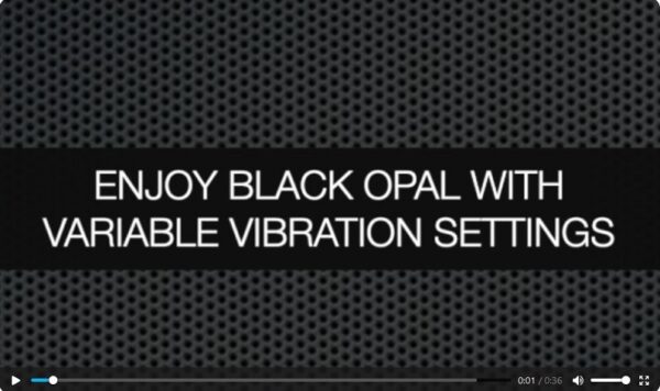 Watch-Our Erotic Journey-Black Opal Anal Glass Dildo-Sex-Toy-Commercial