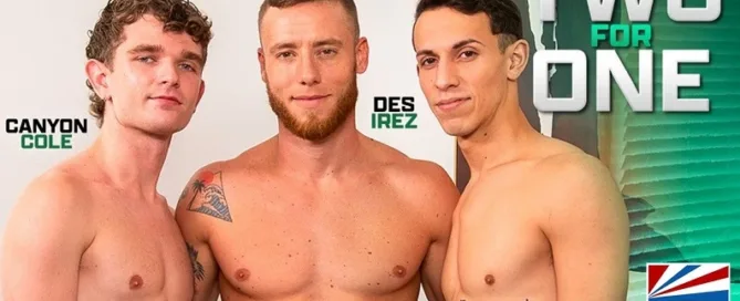 Watch-Justin Matthews-gets-TWO FOR ONE-with-Des Irez-Canyon Cole