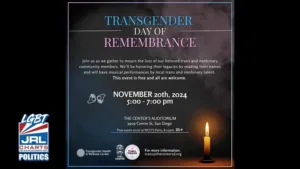 San Diego LGBT Center-Transgender Day of Remembrance-LGBT News