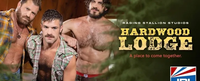 Hardwood Lodge-gay porn-debuts-on-RagingStalliondotcom
