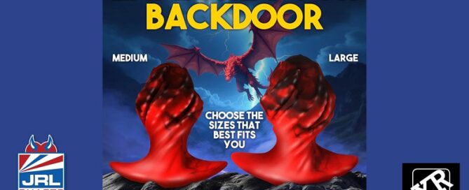 XR Brands-release-Creature Cocks-Dragonspawn-Silicone-Butt-Plug-sex toy