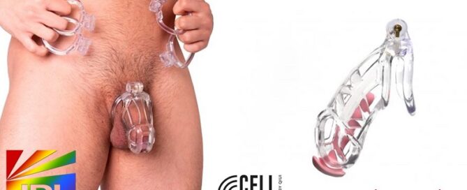 665 Brands-adds-The-Guardian-Clear-Male Chastity-Cage-by-CellMate