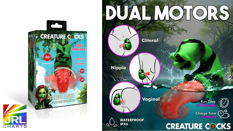 XR Brands-Creature Cocks-Tongue-Lasher-Silicone-Vibrator-sex-toy