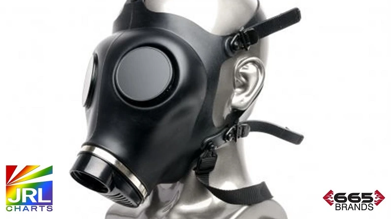 BDSM-665Leather-introduce-Dimmable-Gas-Mask-with-Black-Metal-Eye-Caps