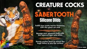 Creature Cocks-Sabertooth Silicone Dildo-by-XR Brands-sex toys