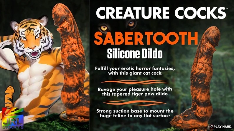 Creature Cocks-Sabertooth Silicone Dildo-by-XR Brands-sex toys